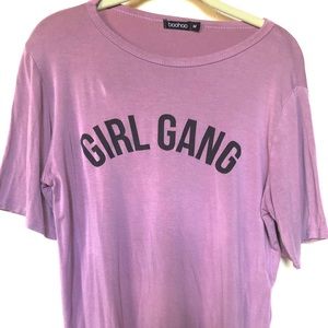 BooHoo “Girl Gang” T Shirt